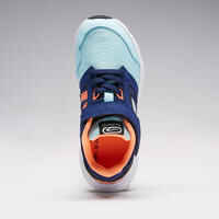 RUN SUPPORT CHILDREN'S ATHLETICS SHOES WITH RIP-TAB BLUE CORAL