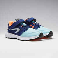 RUN SUPPORT CHILDREN'S ATHLETICS SHOES WITH RIP-TAB BLUE CORAL