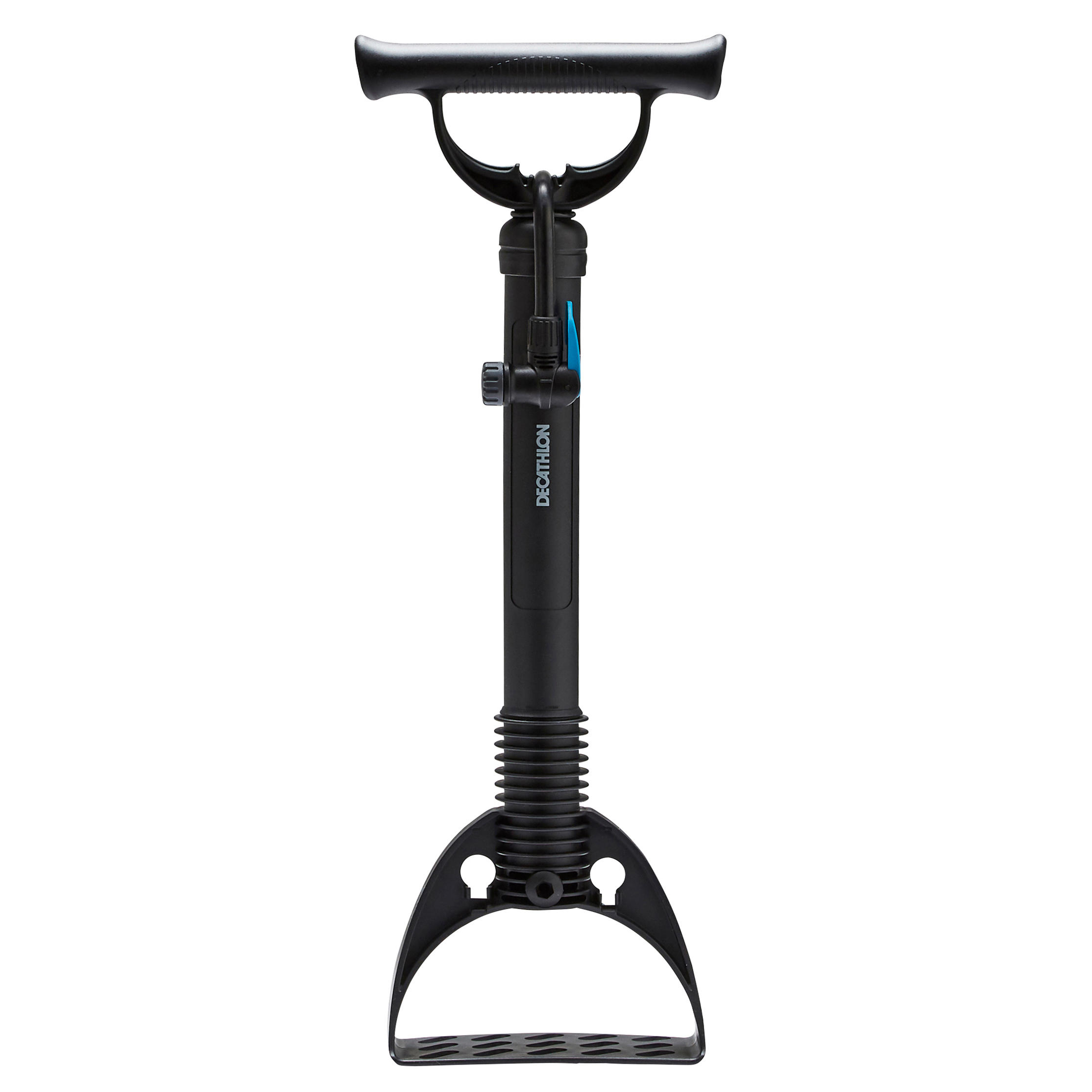 BOMBIN DE PIE PARA BICICLETA PRESTA SCHRADER NEGRO RIVERSIDE100