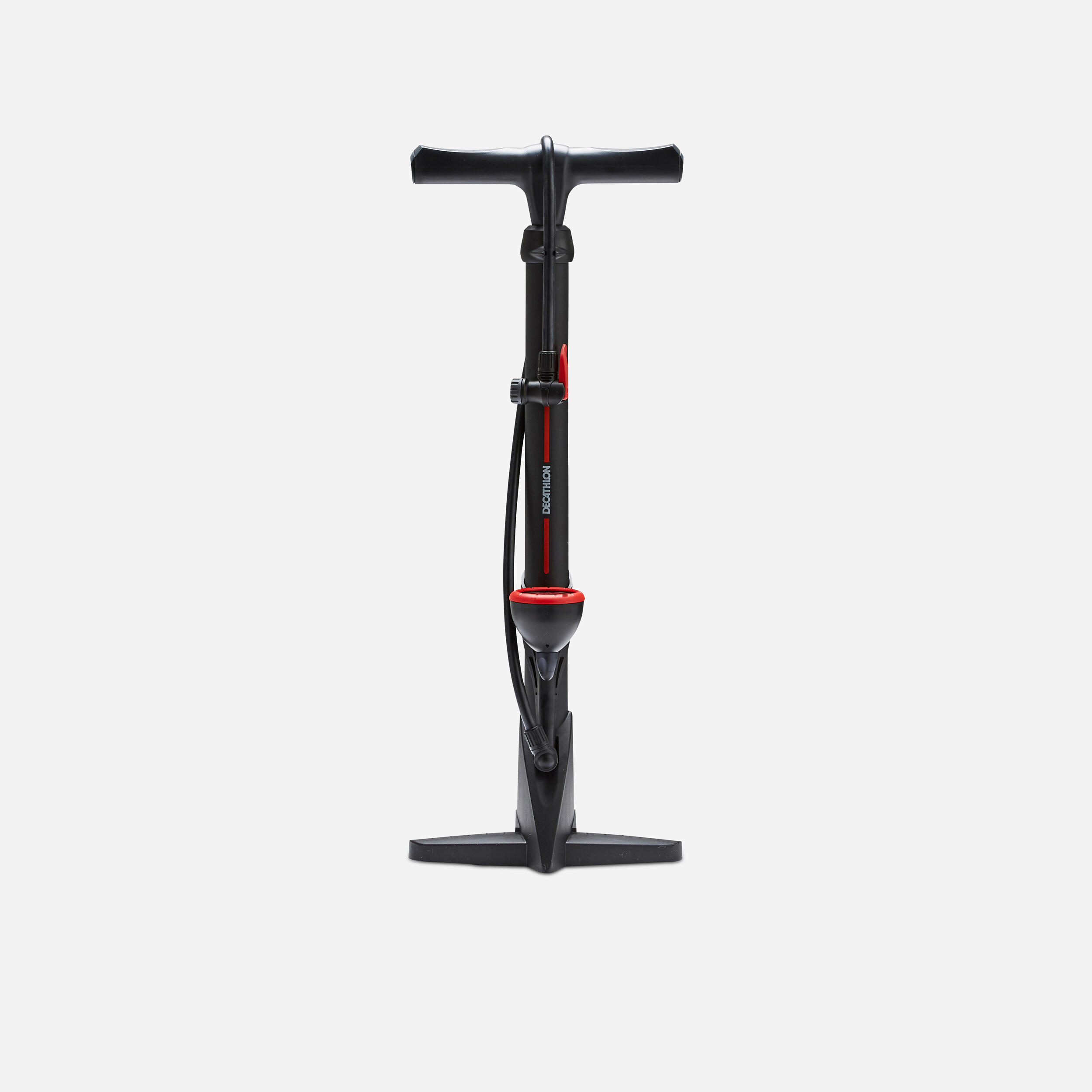 BOMBIN DE PIE PARA BICICLETA PRESTA SCHRADER NEGRO RIVERSIDE500