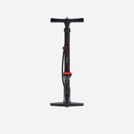 BOMBIN DE PIE PARA BICICLETA PRESTA / SCHRADER NEGRO RIVERSIDE500