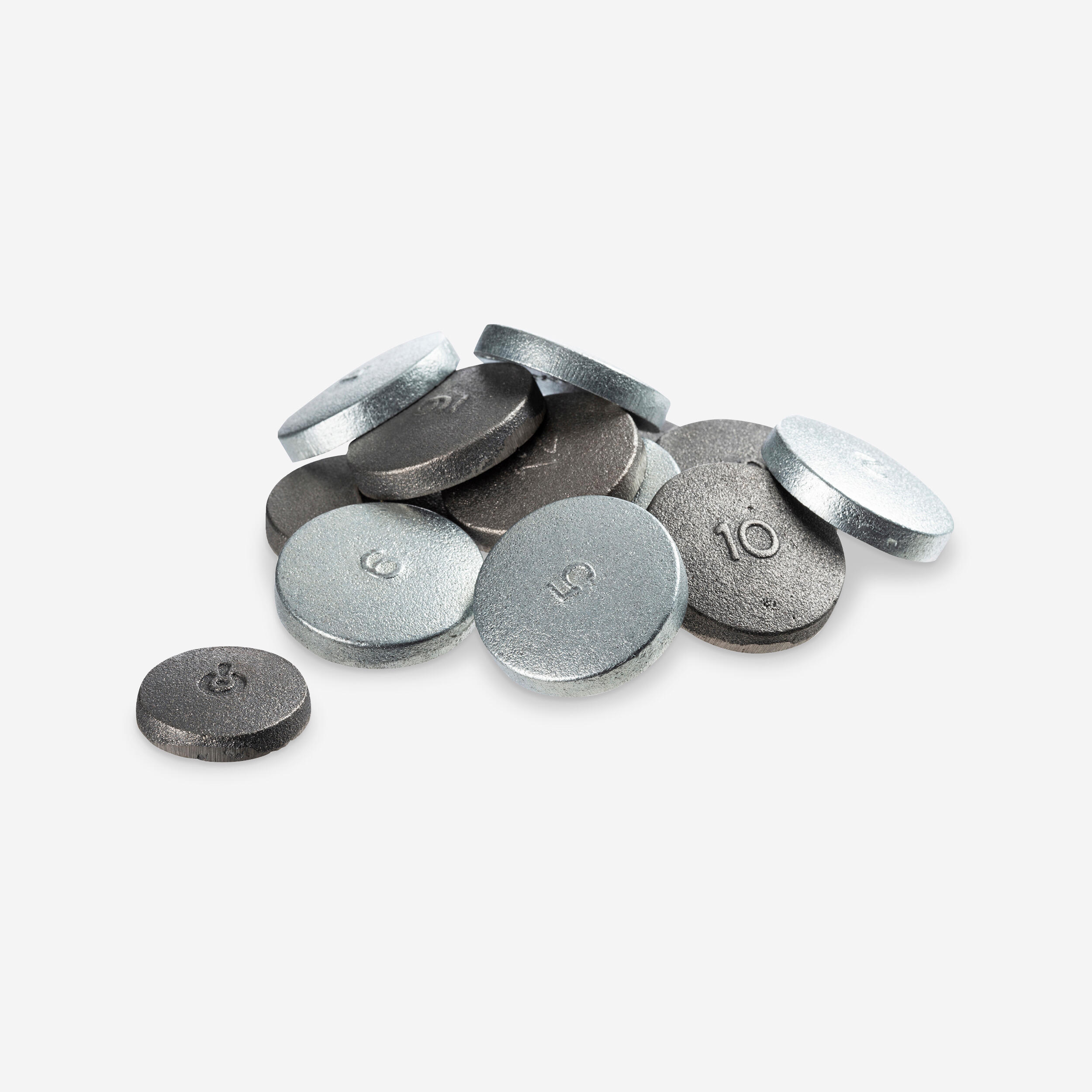 Decathlon | Set di 12 piastrelle ghisa colorate e boccino |  Geologic