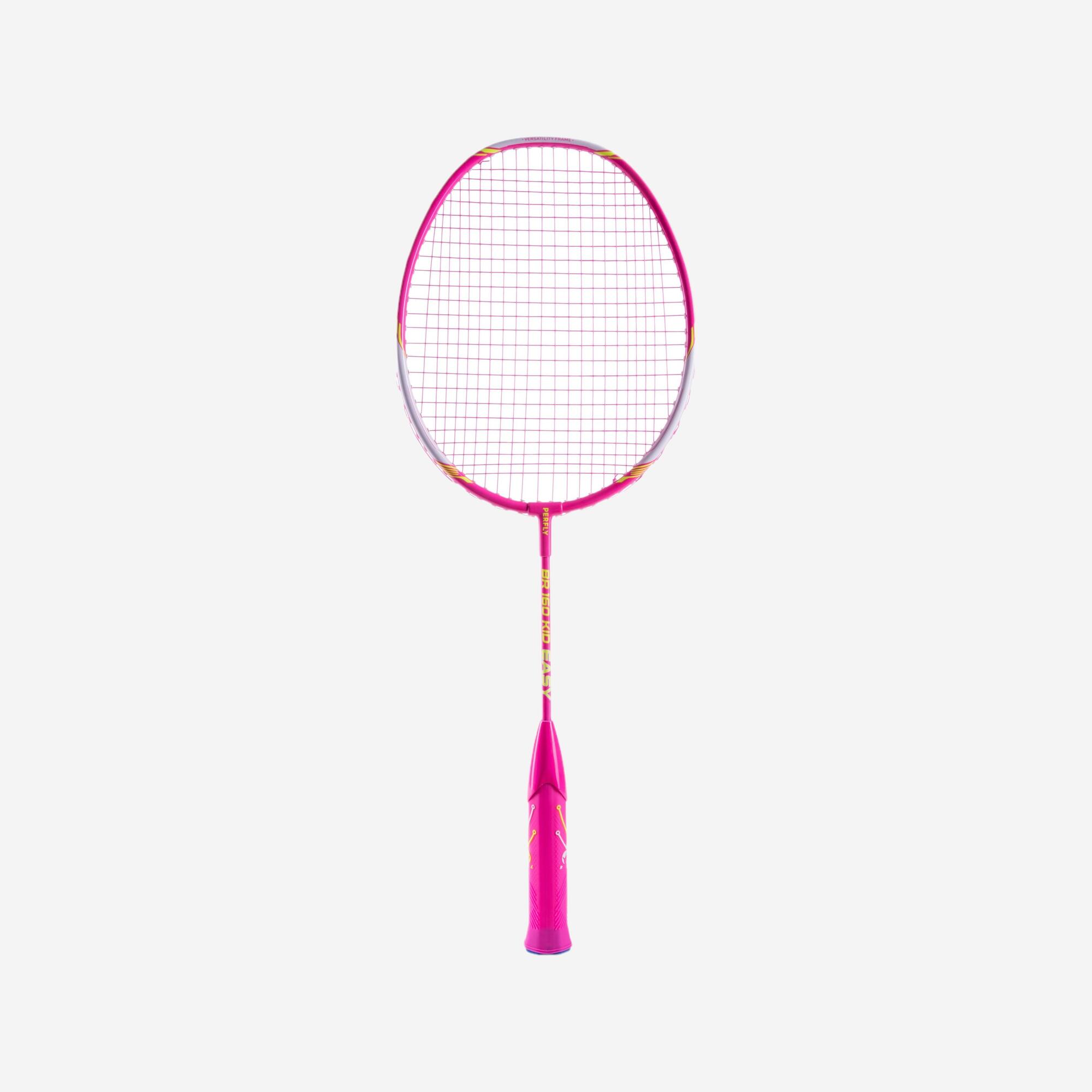 KID BADMINTON RACKET BR 160 EASY GRIP PINK | artengo