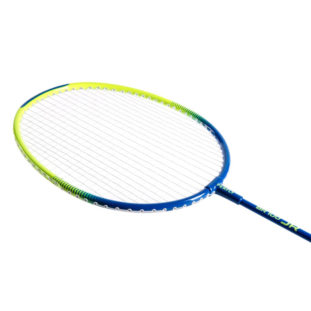 JUNIOR BADMINTON RACKET BR 100 BLUE YELLOW