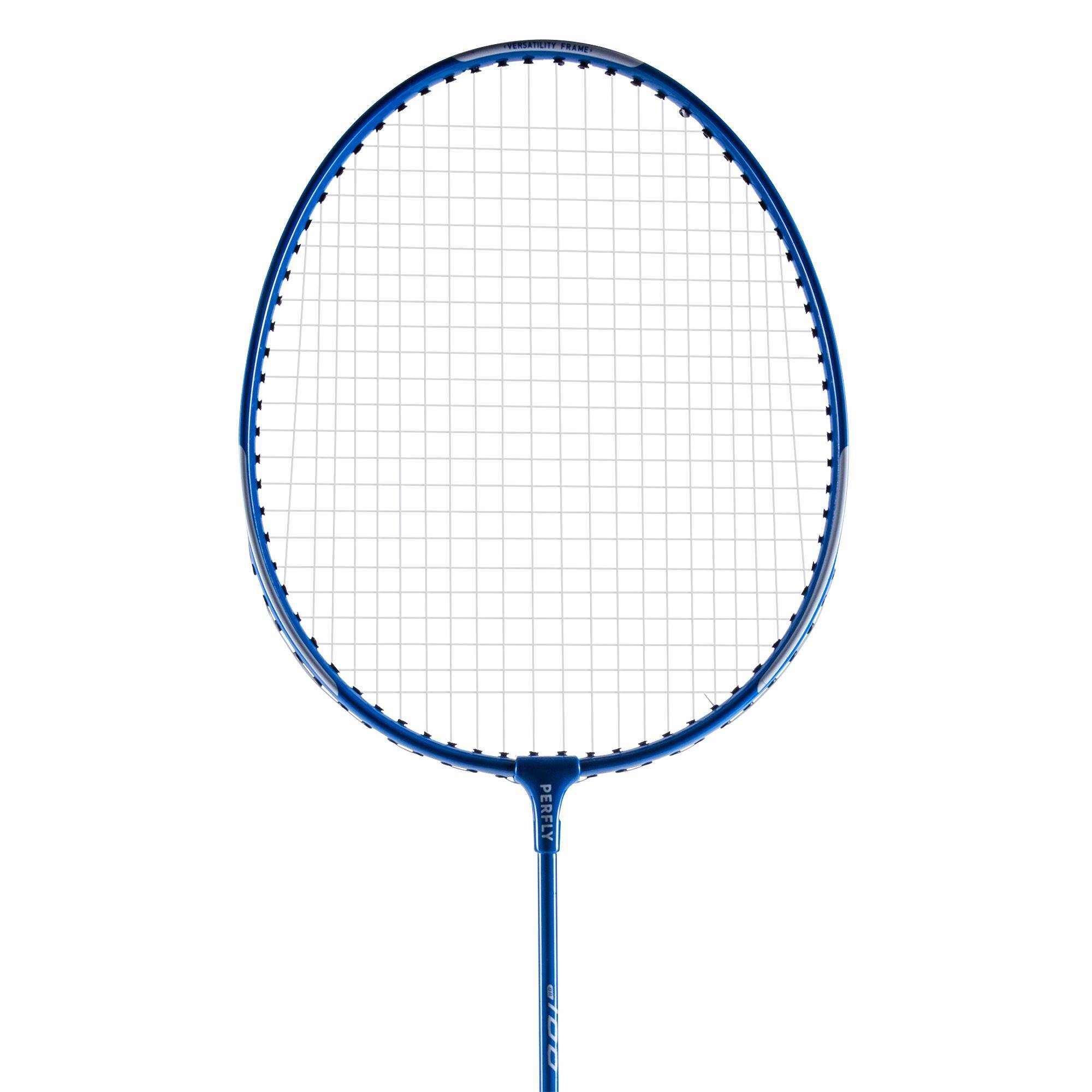 Adult Badminton Racket BR 100 Set Starter Blue Red -  4