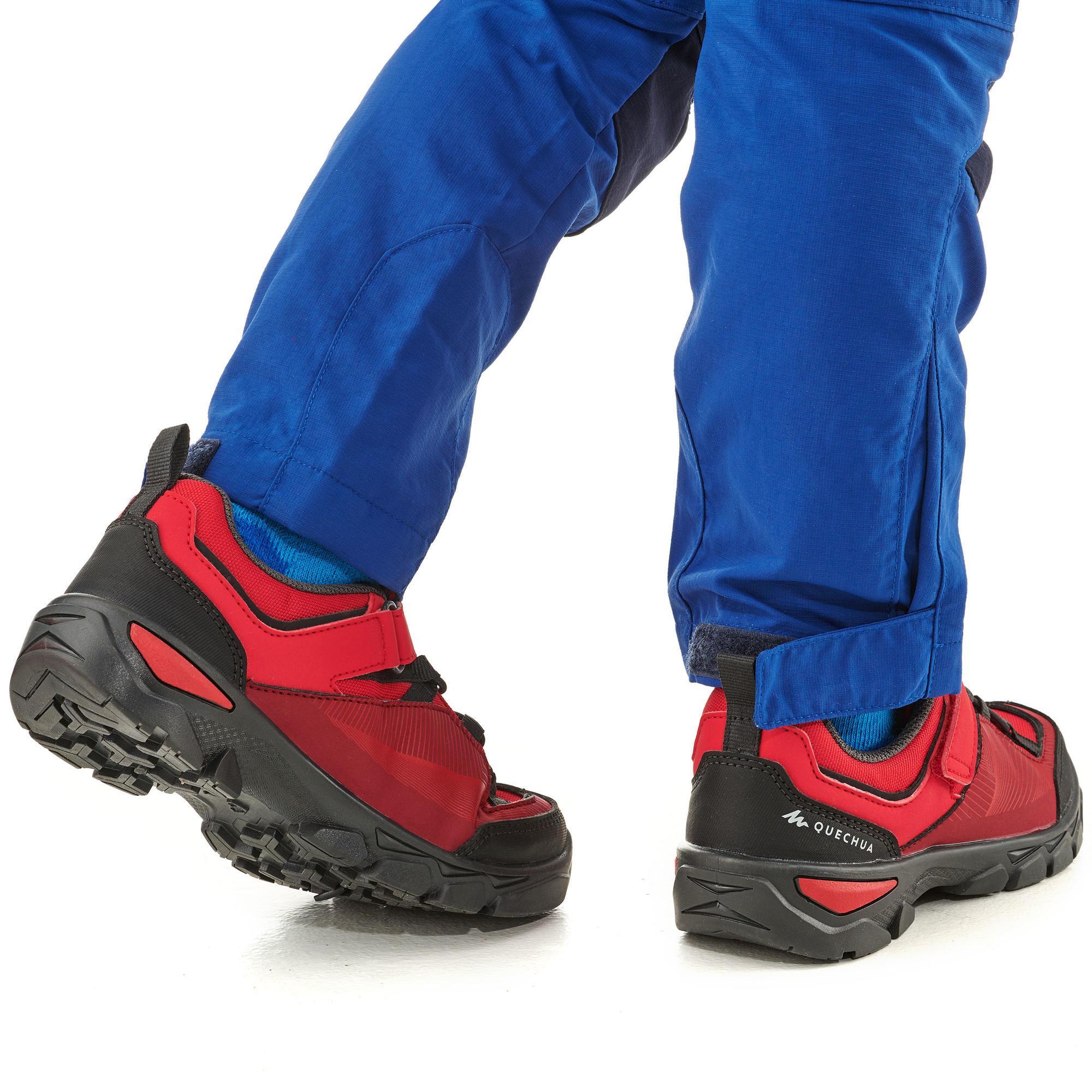 QUECHUA Lage wandelschoenen met klittenband voor kinderen MH120