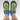 Giày cổ thấp quai dán đi hiking MH120 trẻ em - Xám và xanh lá cây, cỡ C10 đến 2