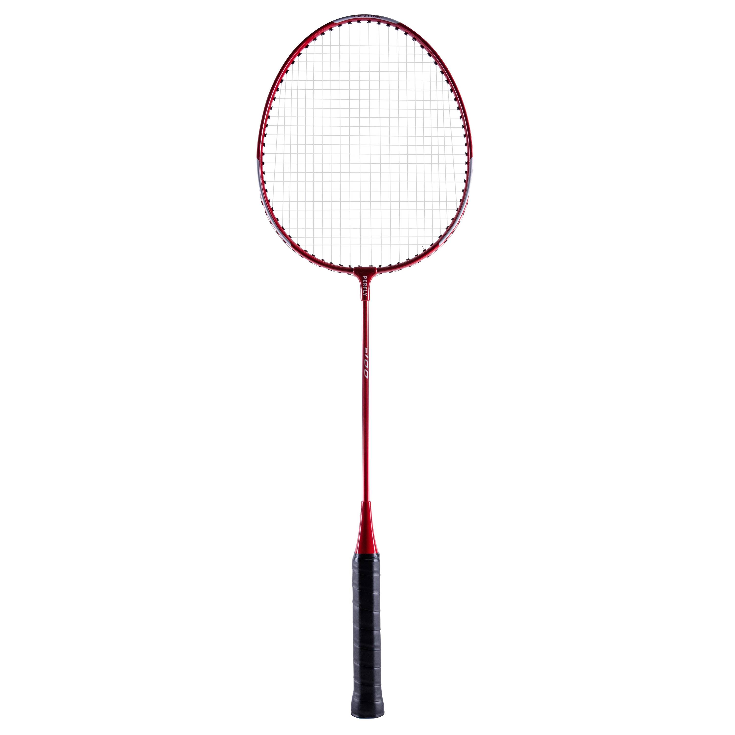 Adult Badminton racket BR100 - Red -  1