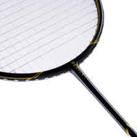 ADULT BADMINTON RACKET BR 500 BLACK YELLOW