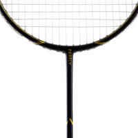 ADULT BADMINTON RACKET BR 500 BLACK YELLOW