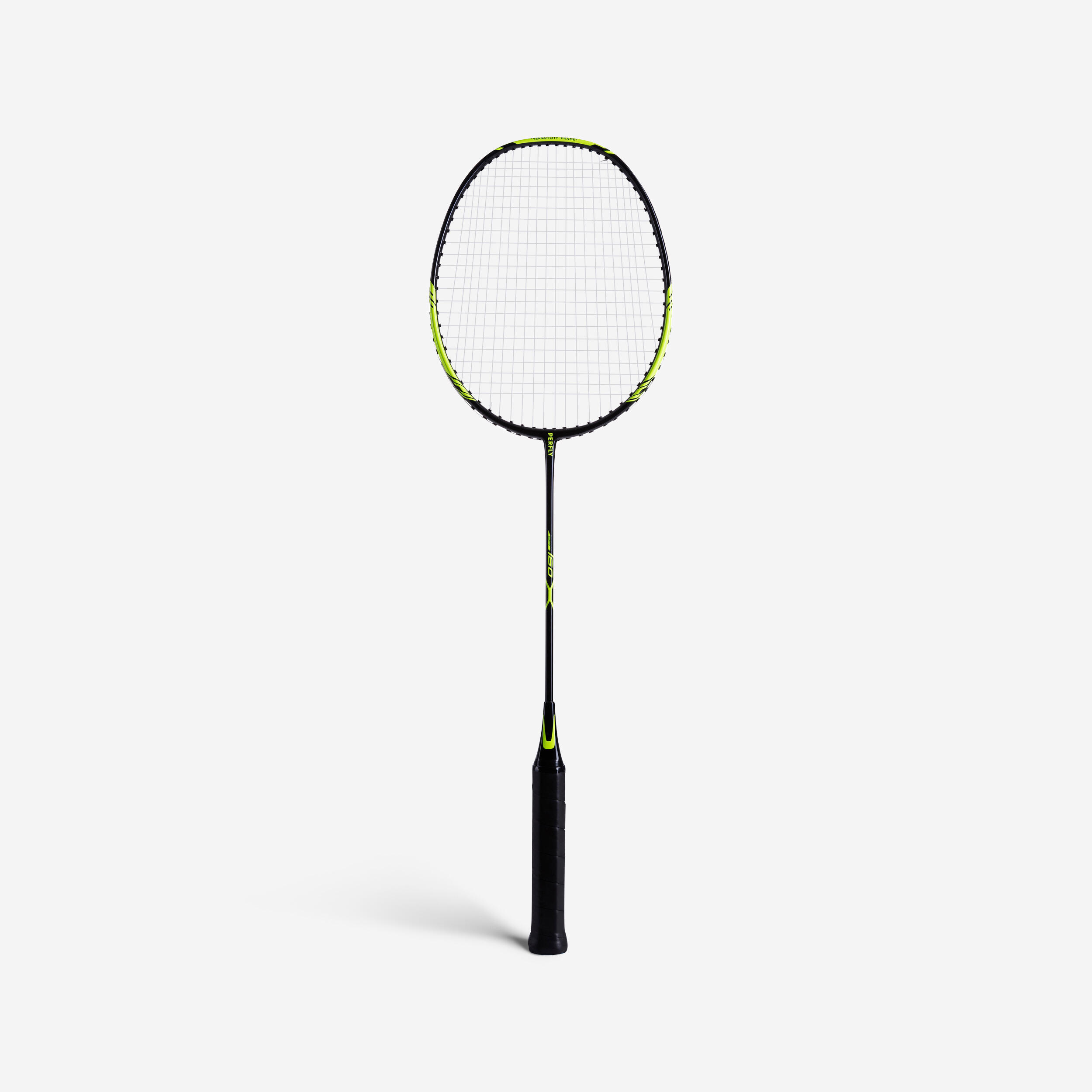 RachetÄƒ Badminton BR160 Negru-Verde AdulÈ›i