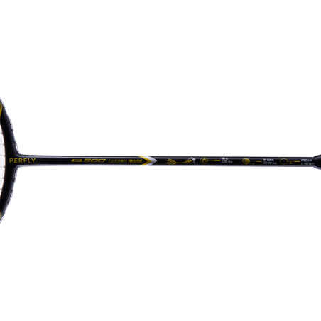 ADULT BADMINTON RACKET BR 500 BLACK YELLOW