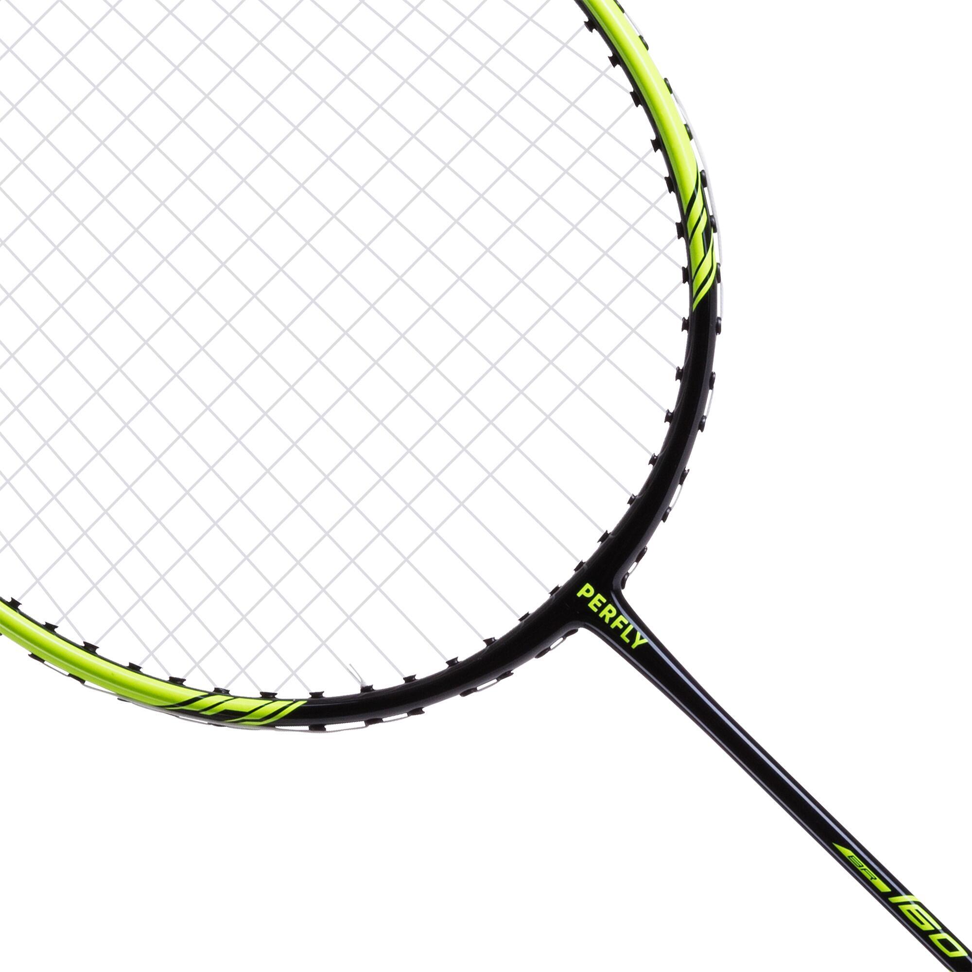 Racchetta da badminton BR 160 per adulti - Nero/Verde