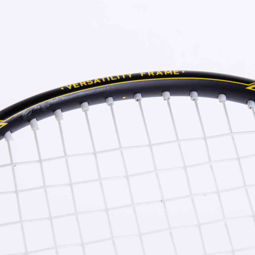 ADULT BADMINTON RACKET BR 500 BLACK YELLOW