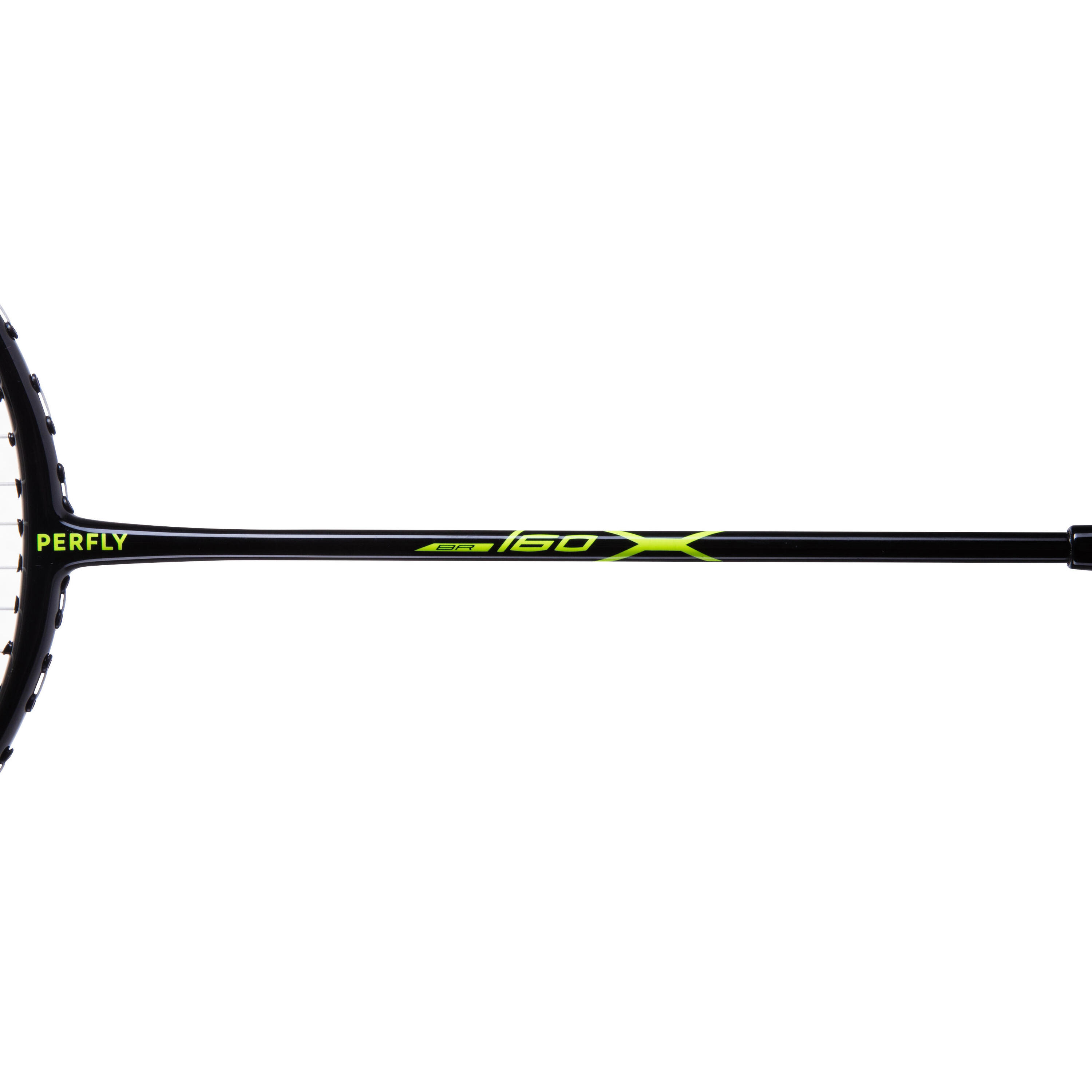 ADULT BADMINTON RACKET BR 160 BLACK GREEN 4/16