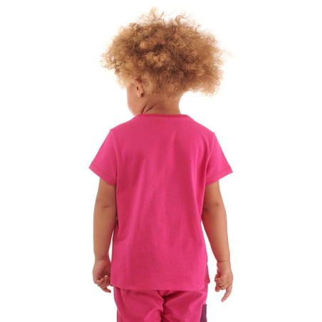 Футболка для походов для детей 2-6 лет MH100 KID