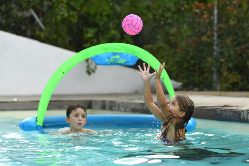 Petit ballon piscine rose