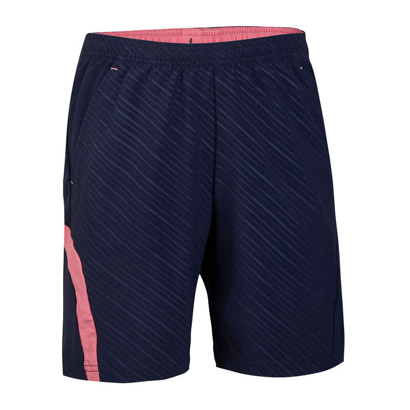 KIDS BADMINTON APPAREL Badminton - Shorts 560 JR NAVY PINK PERFLY - Badminton Clothing