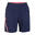 Pantalón corto de bádminton perfly 560 hombre negro y rosa