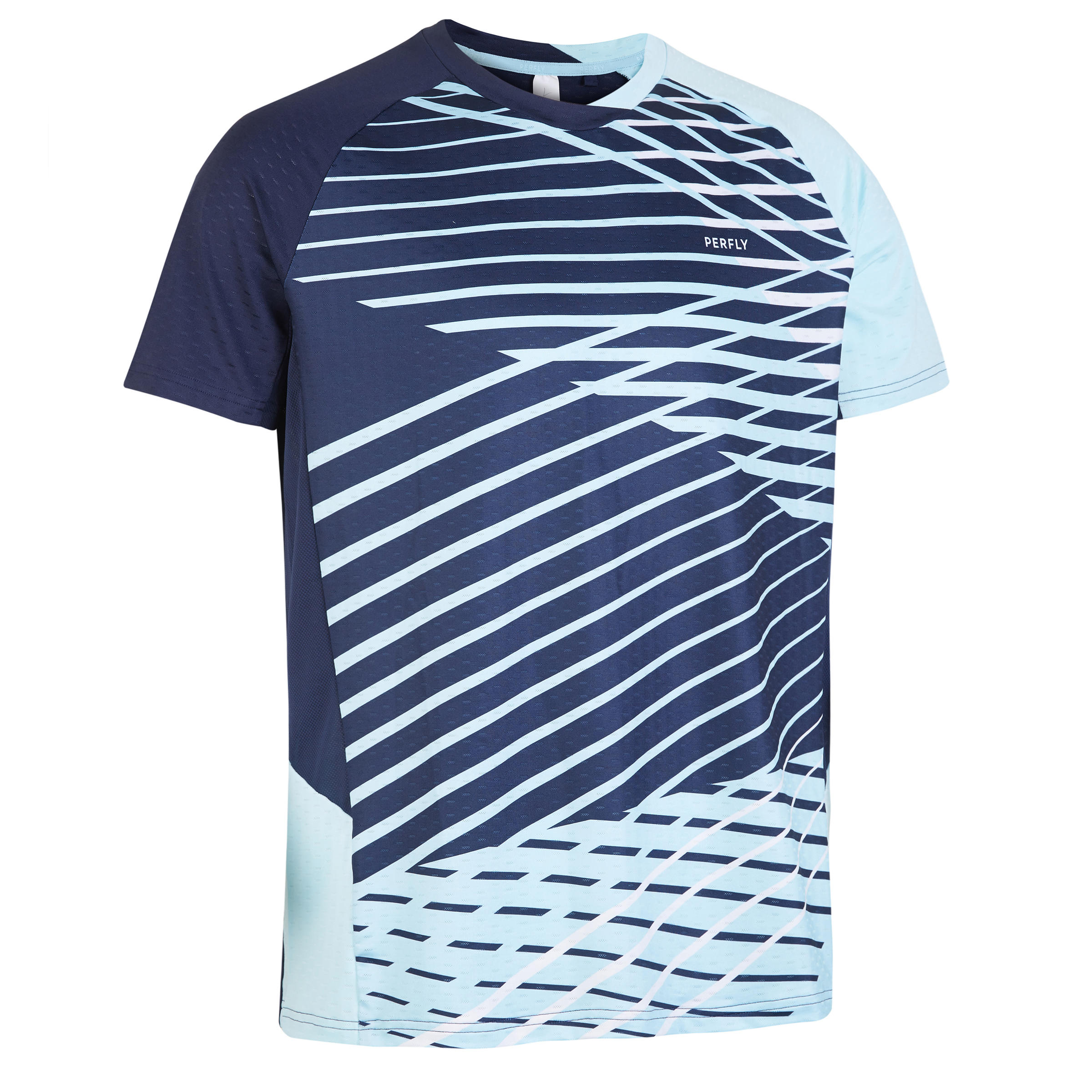 Perfly T Shirt Voor Heren 560 Marineblauw perfly kopen in de aanbieding