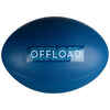 Voľnočasová lopta na rugby R100 veľkosť 3 PVC modrá
