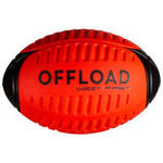 Offload Vrijetijds rugbybal Wizzy R100 maat 3 rood schuimrubber