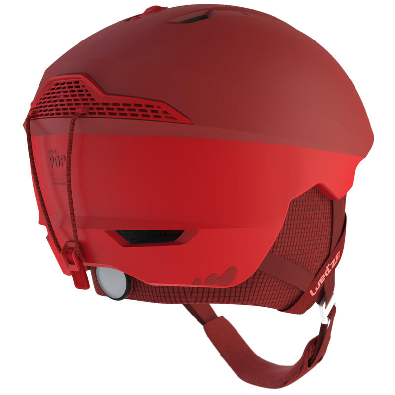 ADULT M DOWNHILL SKI HELMET PST 900 RED Decathlon