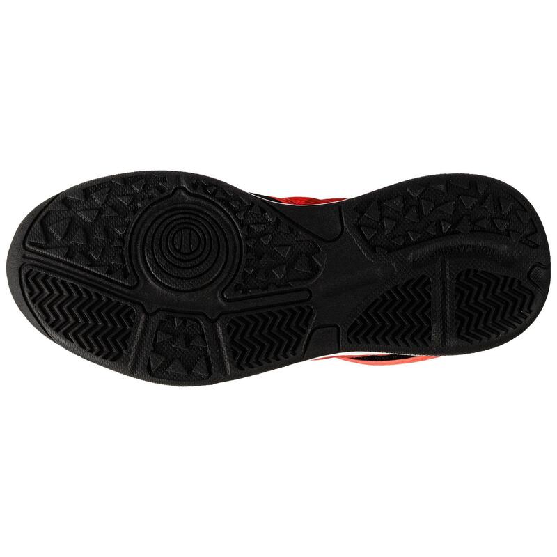兒童款簡易初階籃球鞋SE100－黑色／紅色