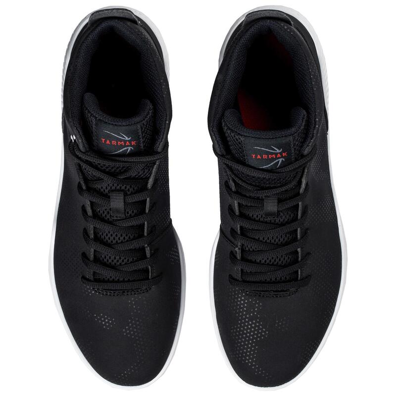 Basketbalové kotníkové boty Protect 100 černé