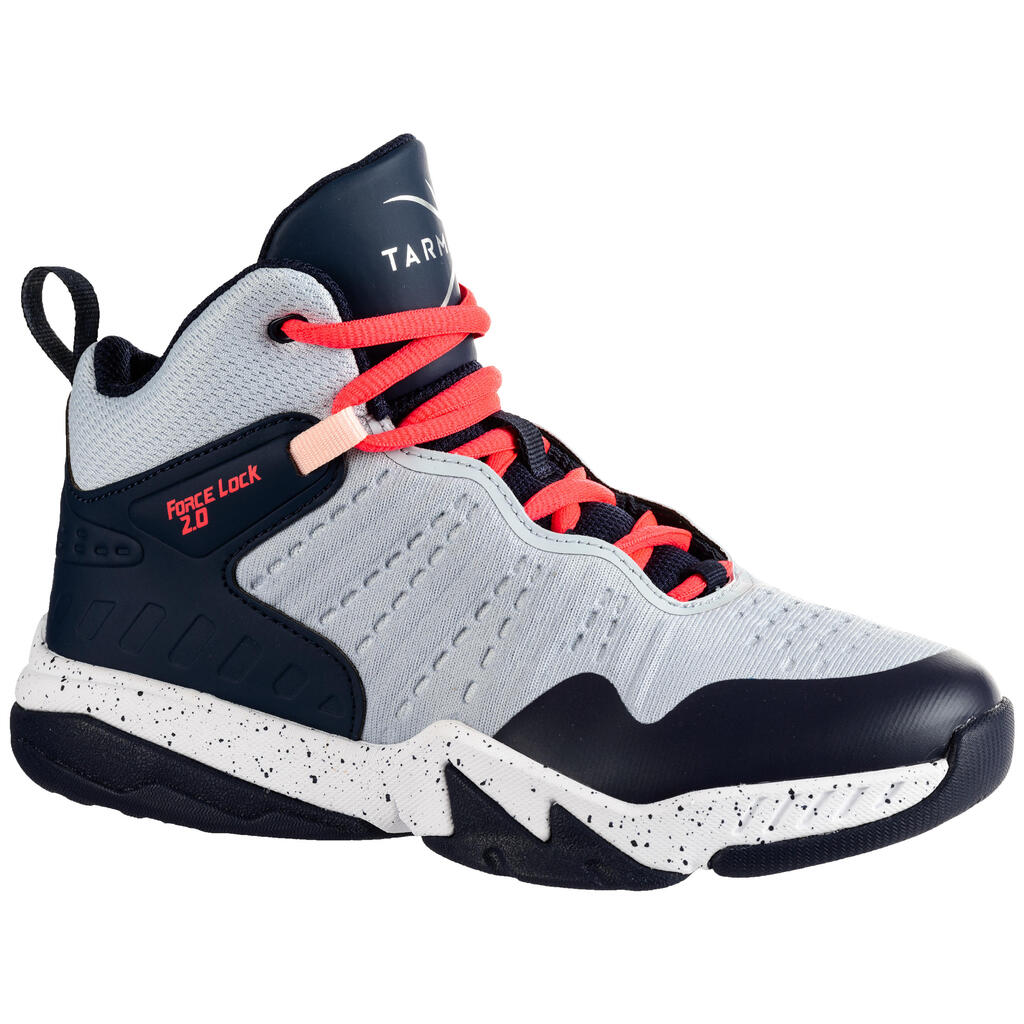 Ss500h boys'/girls' intermediate basketball shoes - blue/navy