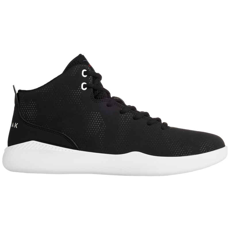 Men's/Women's Beginner HighRise Basketball Shoes Protect 100 Black