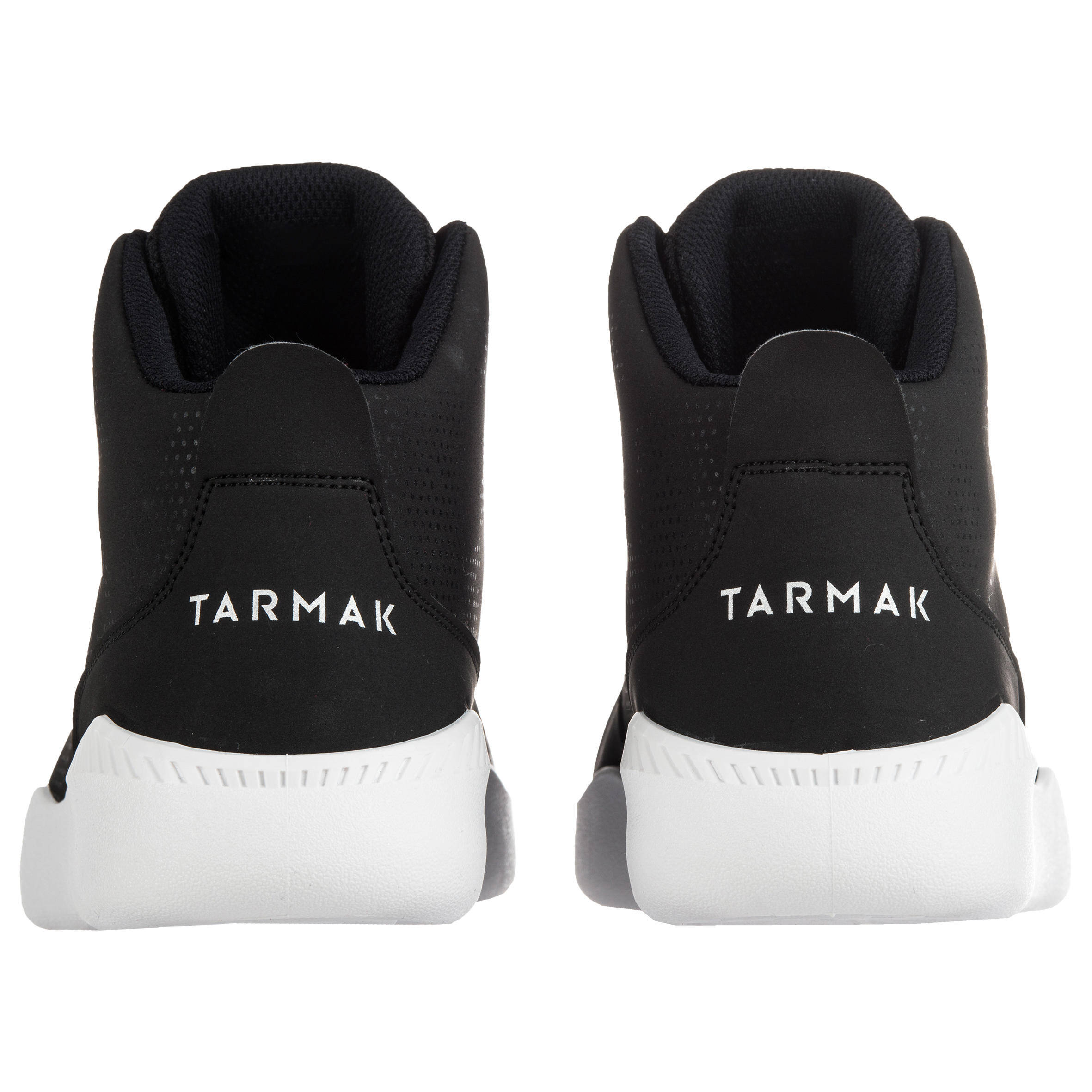 Adult Basketball Shoes Ankle Protect 100 Black -  5