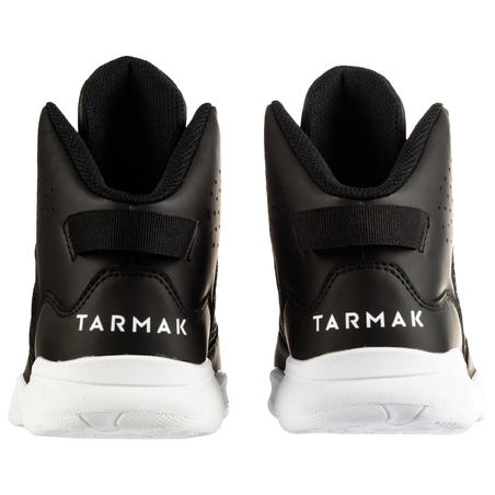 Boys Girls Beginner Basketball Shoes Ss100 Black Decathlon