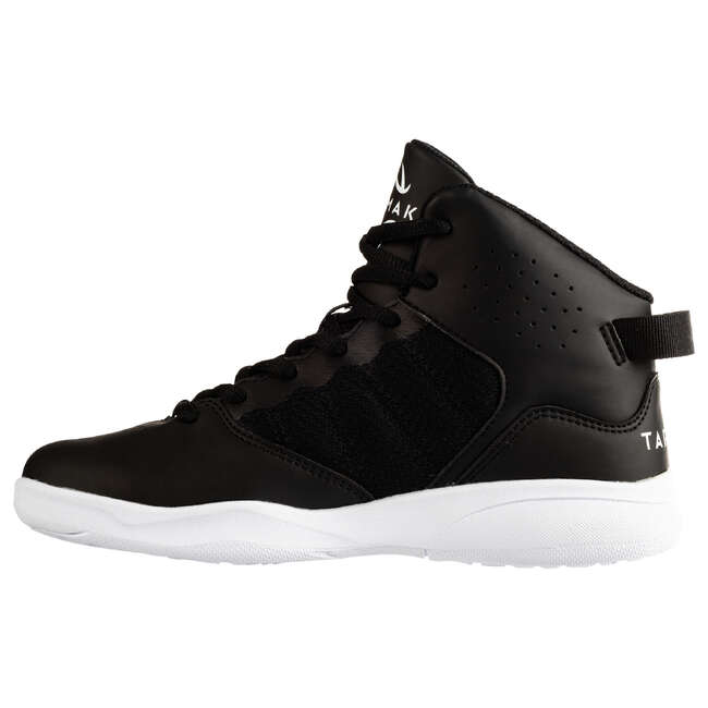 TARMAK SS100 Boys'/Girls' Beginner Basketball Shoes Black...