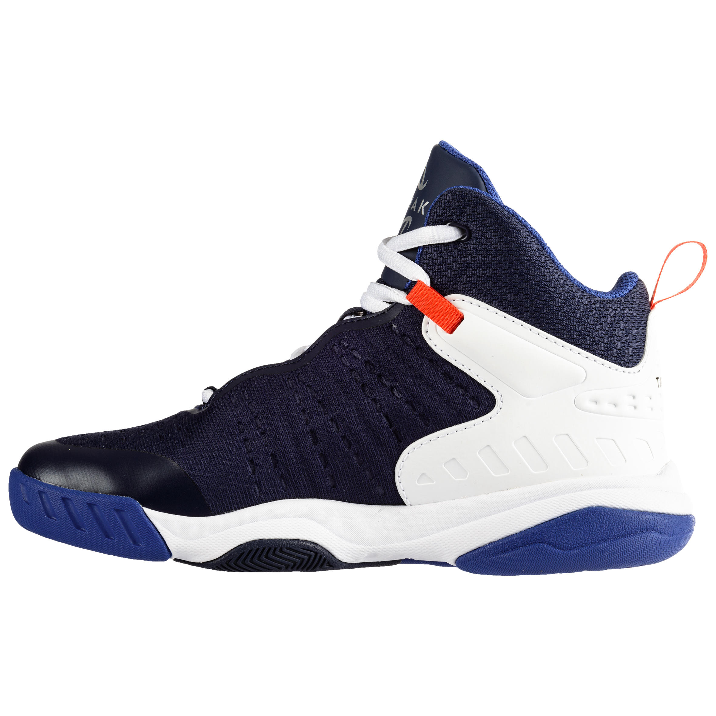 navy basketball shoes