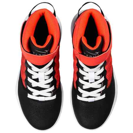 Kids' Beginner Basketball Shoes SE100 - Black/Red