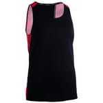 Tarmak Basketbalshirt T500 zwart/roze (dames)