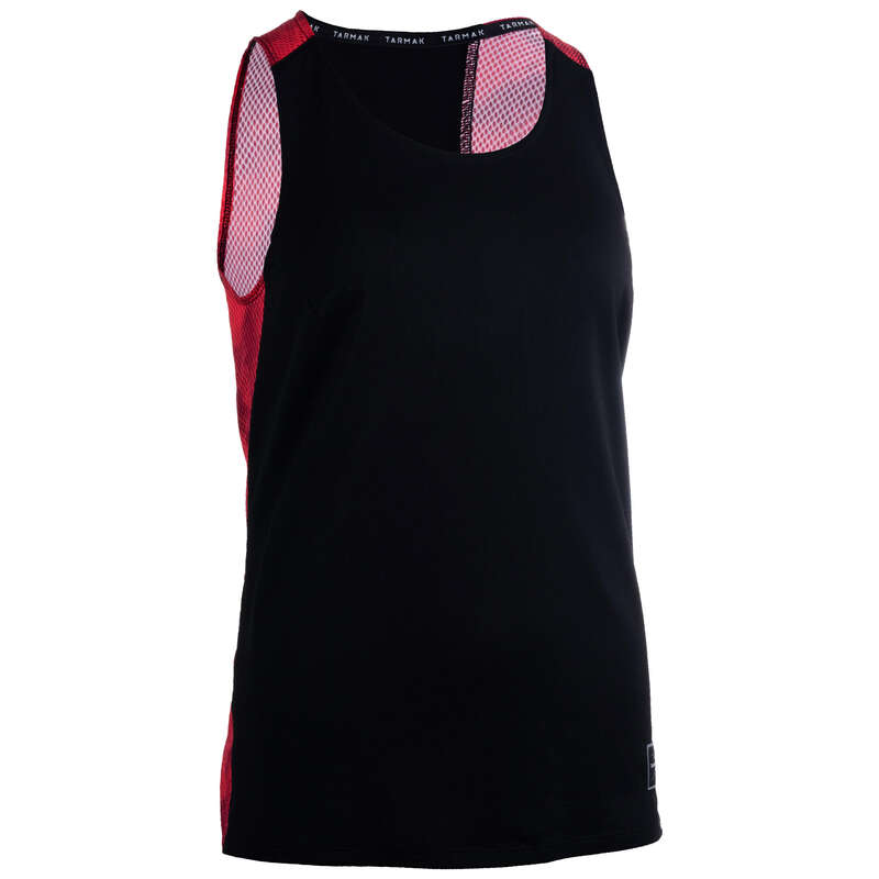 WOMAN BASKETBALL OUTFIT Basketball - T500 Women's Tank Top - Black TARMAK - Basketball