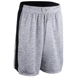 SHORT DE BASKETBALL SH500 POUR HOMME CONFIRME GRIS