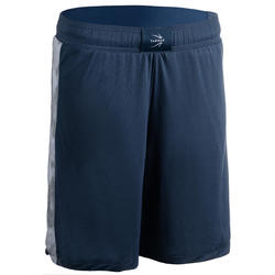 SHORT DE BASKETBALL FEMME NAVY GRIS SH500