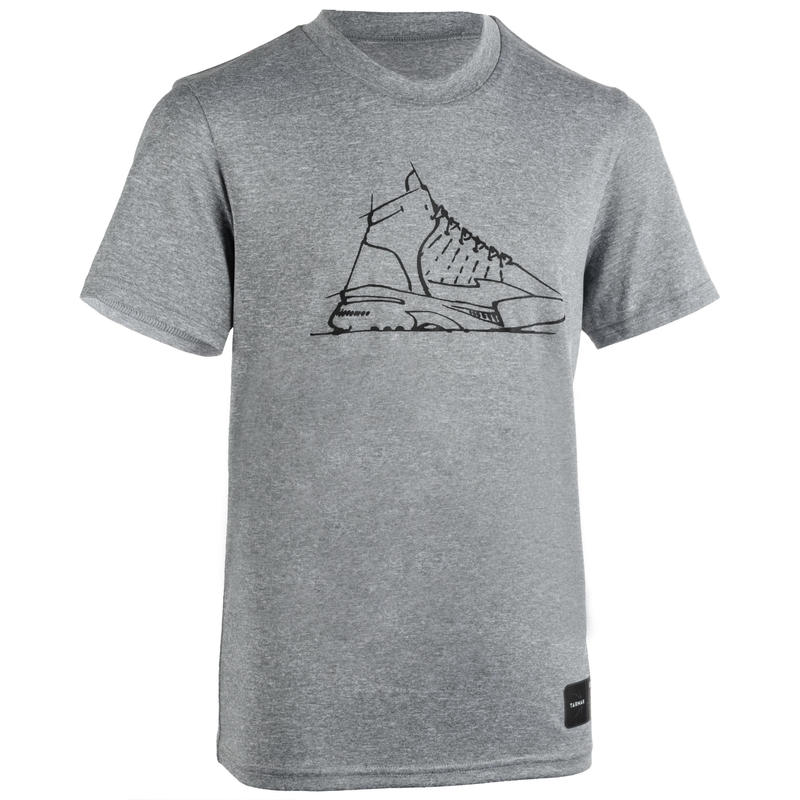 Girls'/Boys' Basketball T-Shirt / Jersey TS500 - Grey Shoe