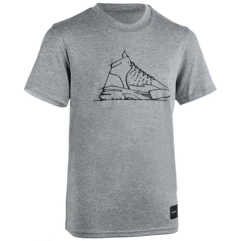 KIDS BASKETBALL OUTFIT Basketball - Kids' TS500 - Shoe Grey TARMAK - Basketball Clothes