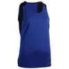 T500 Women's Basketball Jersey - Blue/Black