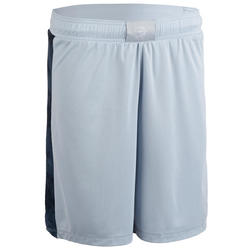 SHORT DE BASKETBALL FEMME GRIS CLAIR NAVY SH500