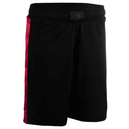 Basketbalové šortky SH500 pre ženy ružovo-čierne