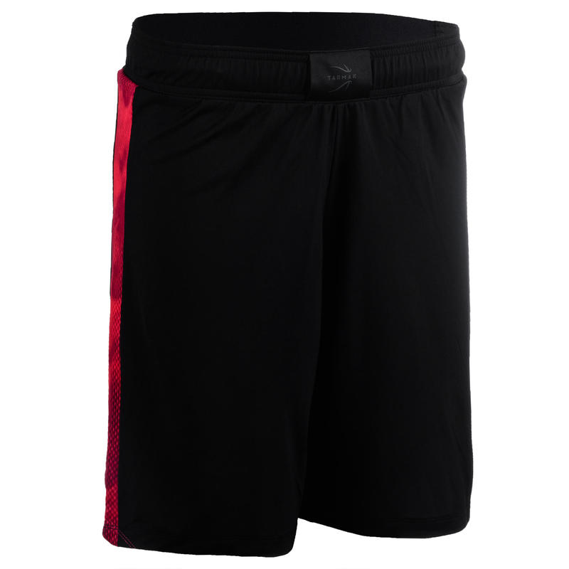 Pantalón Corto de Baloncesto Tarmak SH500 Mujer Negro Rosa