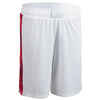 Basketballshorts SH500 Damen weiß/rosa