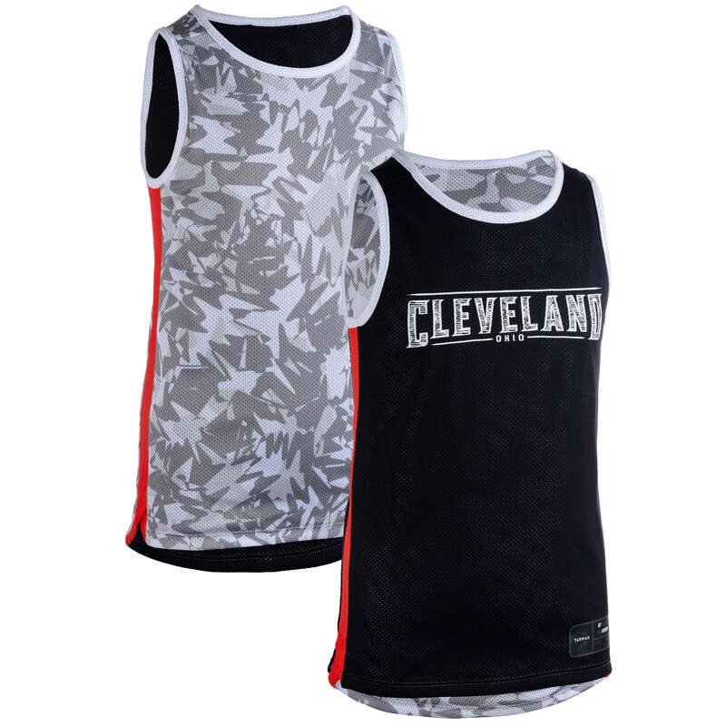 KIDS BASKETBALL OUTFIT Basketball - T500R Kids' Tank Top - Grey TARMAK - Basketball
