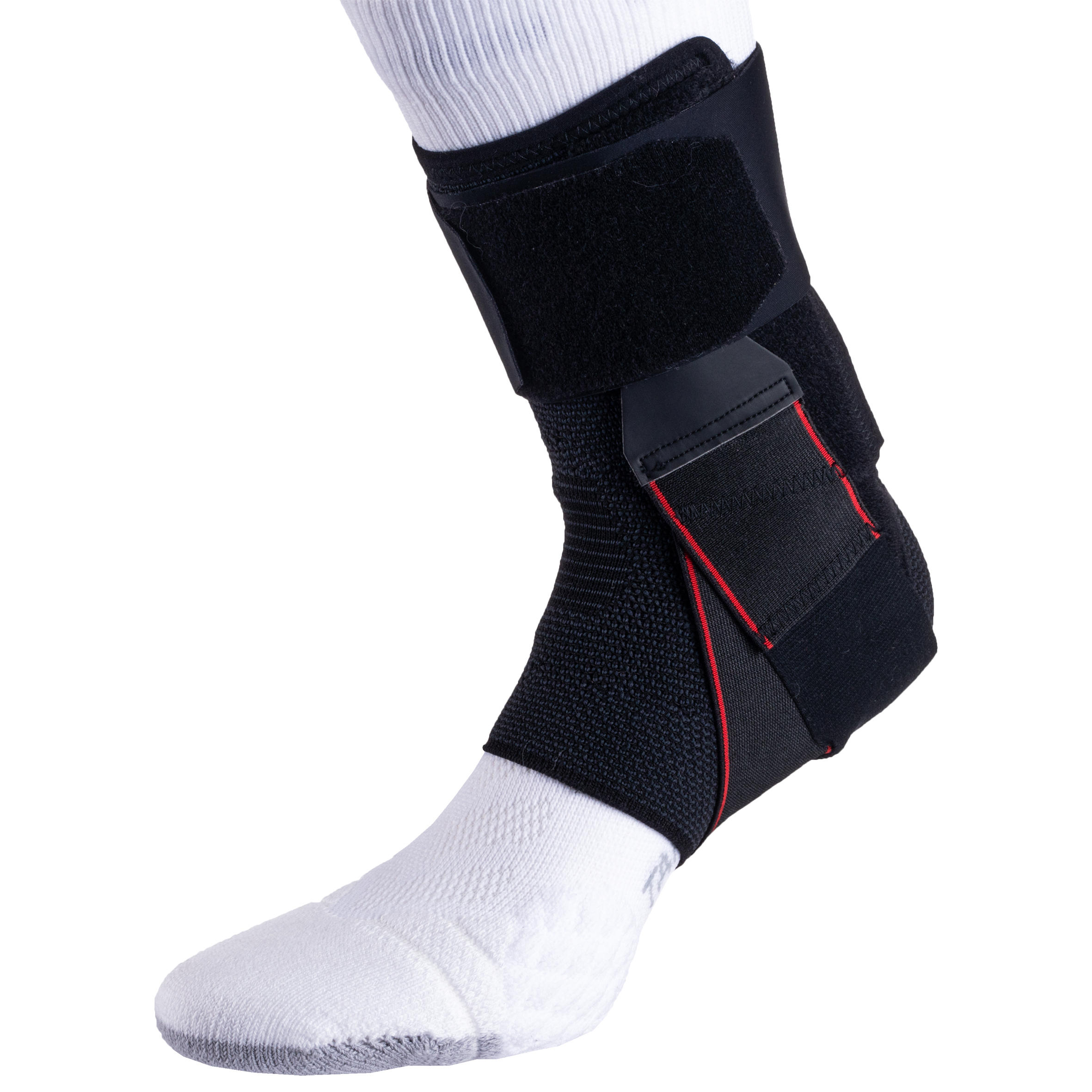 Right/Left Ankle Ligament Support - Strong 500 Dark Grey - TARMAK