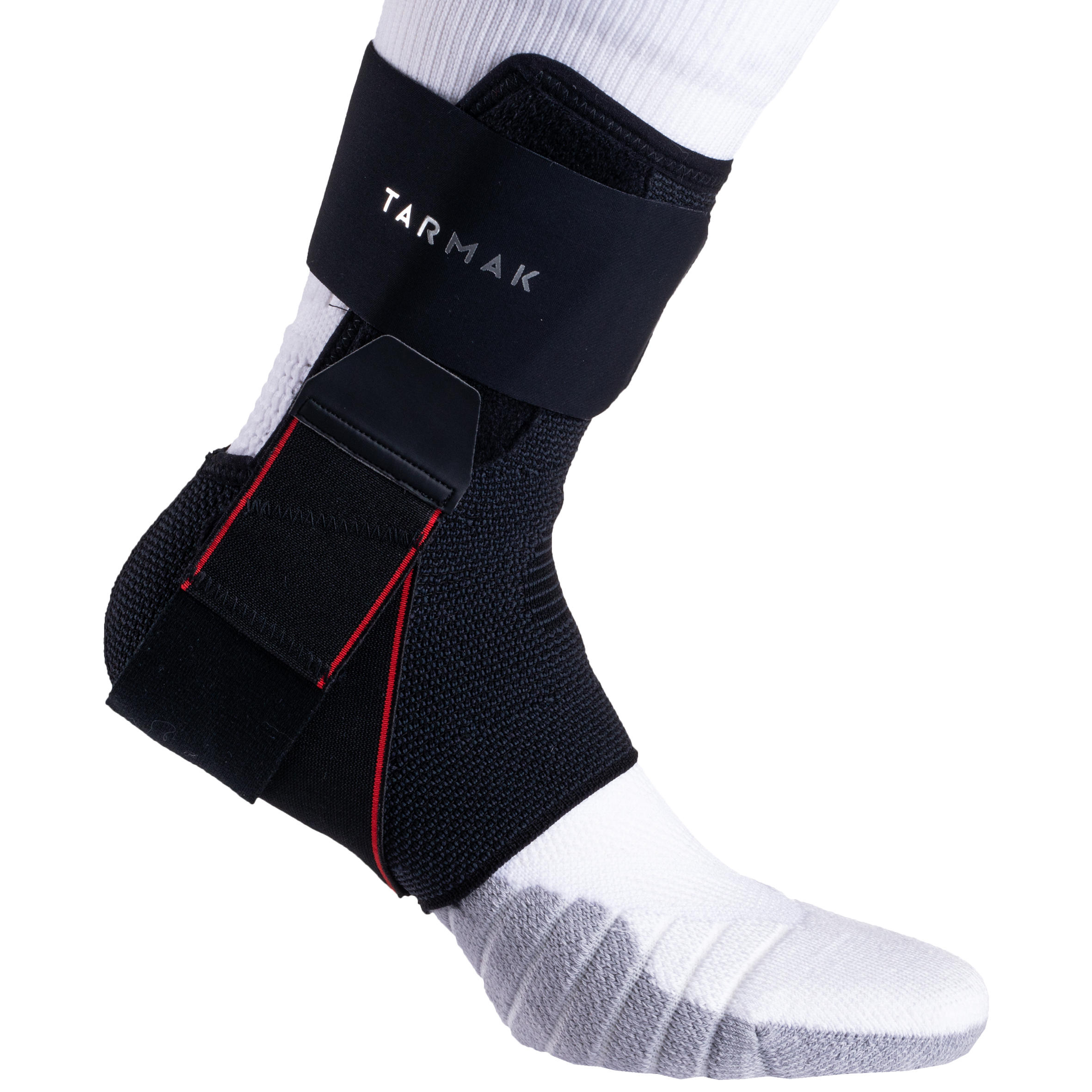 Chevillère de maintien ligamentaire gauche/droite Solide 500 noire -H/F - TARMAK